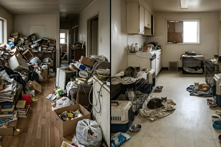 Limpieza por síndrome de Diógenes vs Noé: Diferencias, riesgos sanitarios y soluciones profesionales