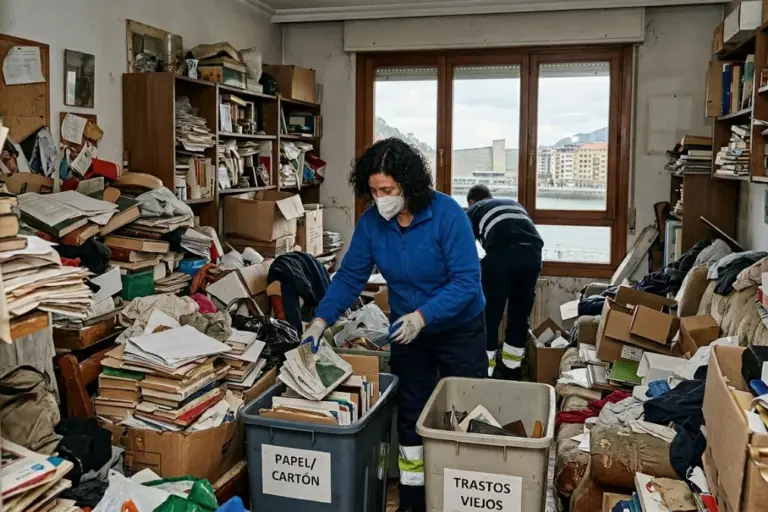 Qué hacer ante una vivienda con síndrome de Diógenes en el País Vasco